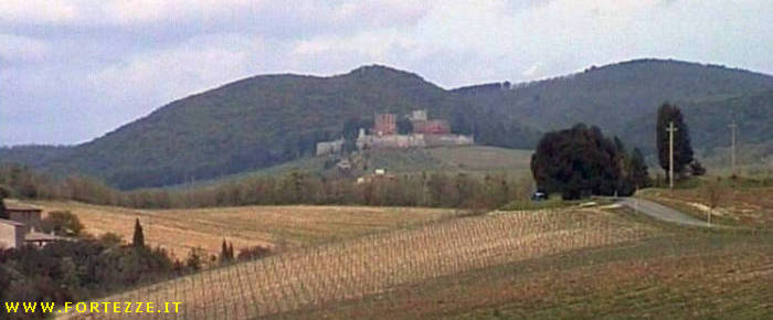 Castello di Brolio da Lucignano