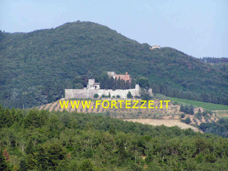 Castello di Brolio da Cacchiano