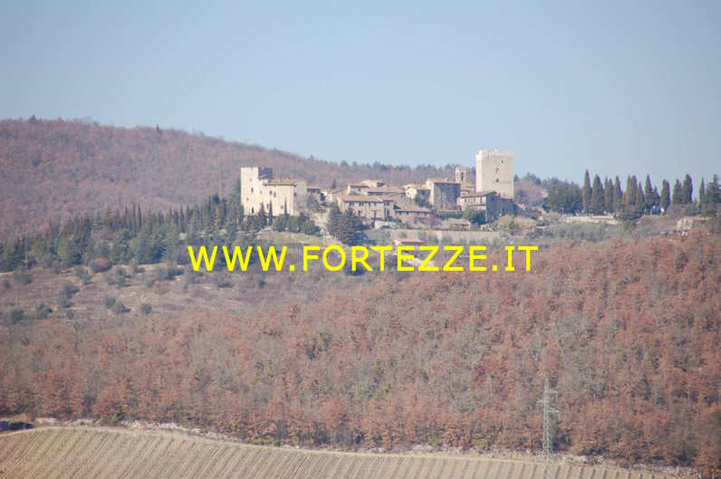 Vertine visto dal Castello di Meleto