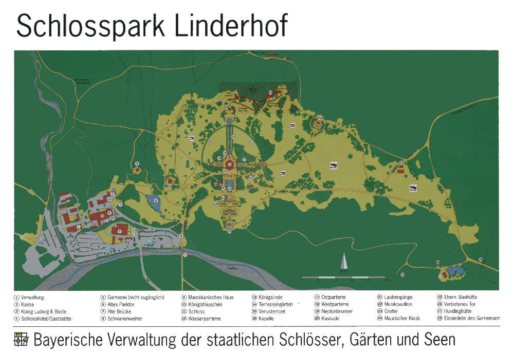 Mappa di Liderhof fotografata in sito