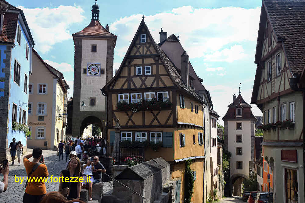 Plonlein tra la Siebersturm e la Kobolzell Turm